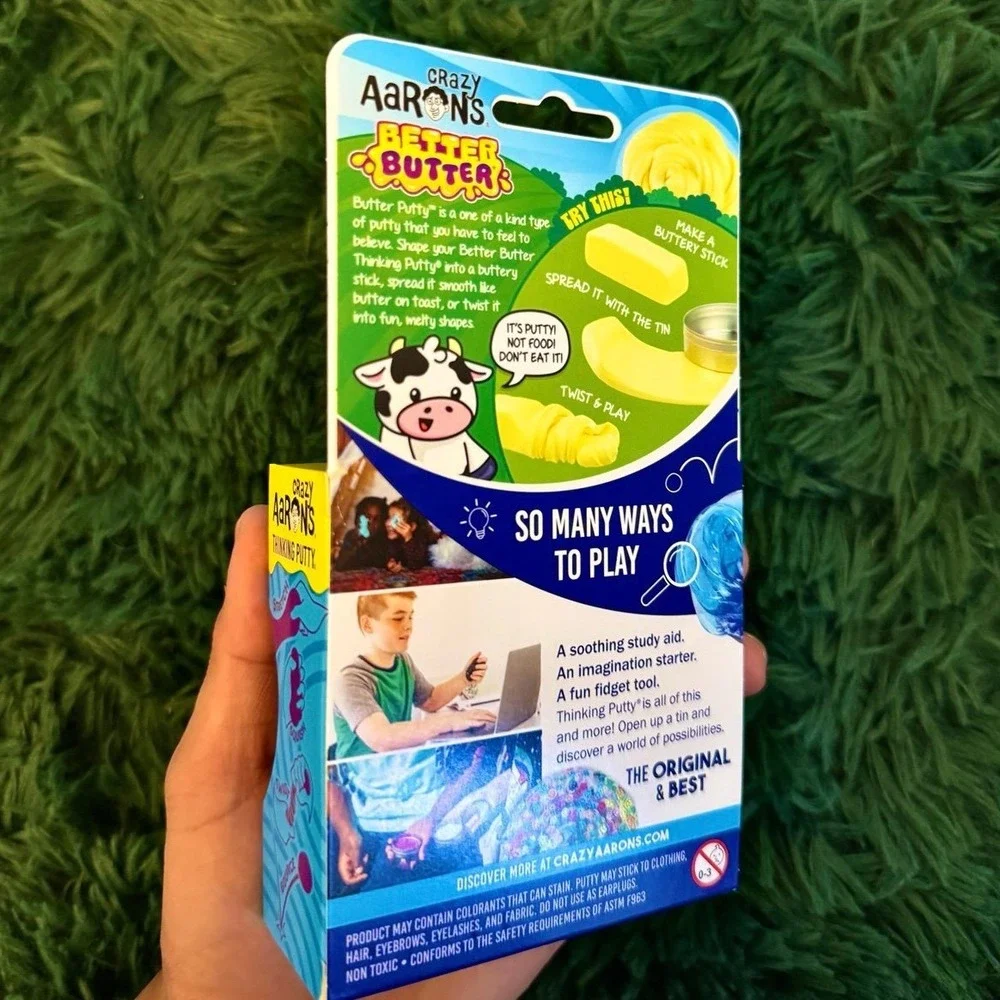 6 Crazy Aaron's Better Butter 3.5 Thinking Tin Squishy